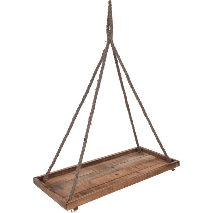 VASSOIO PENSILE LEGNO 70X30